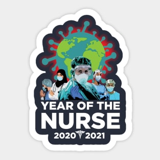 Year of the Nurse 2020-2021 Sticker